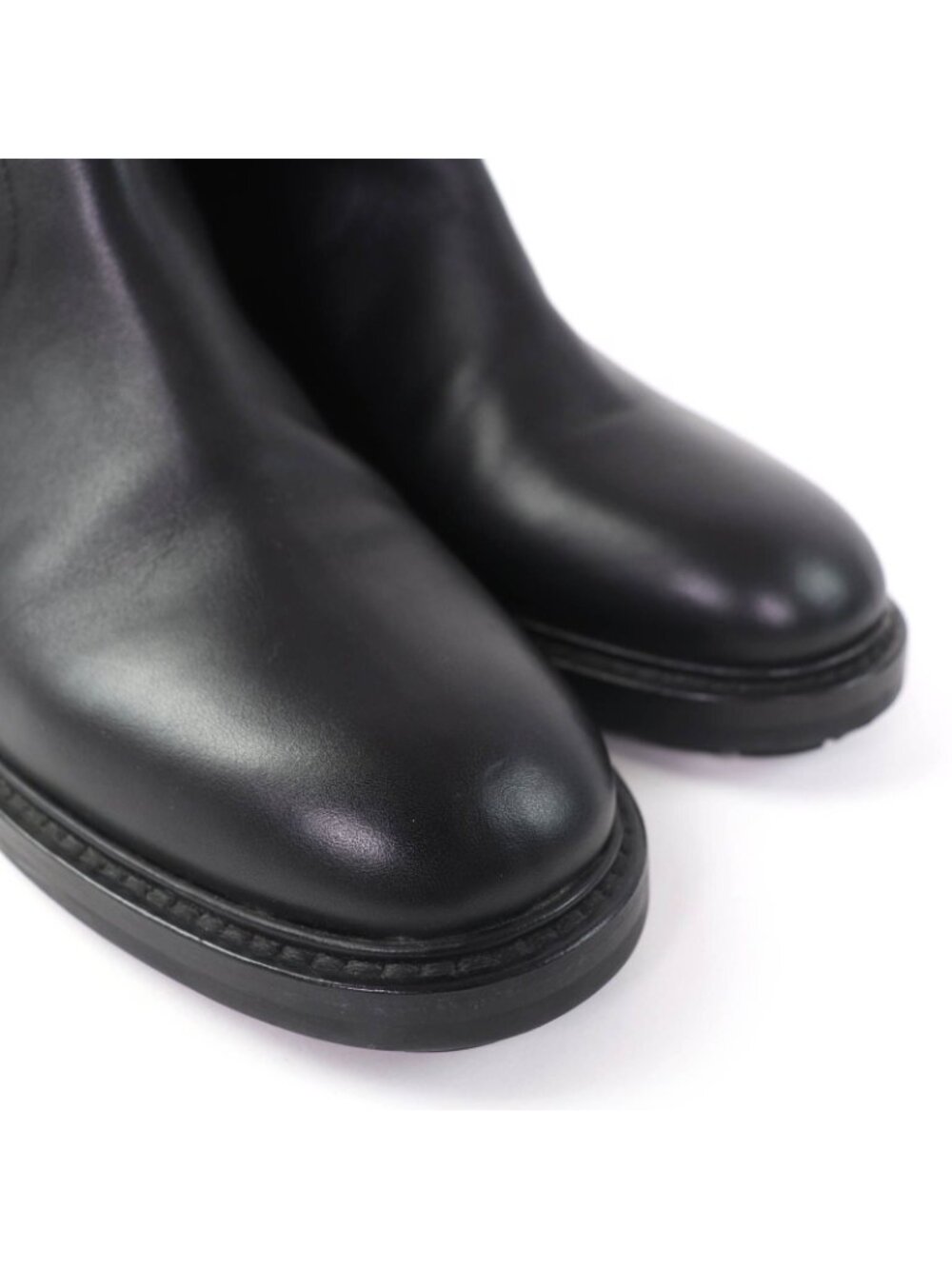 Dior Empreinte Leather Short Boots Black Gold - Picture 7 of 11